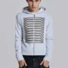 Grå melerad Military Monster Hoodie