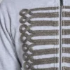 Grå melerad Military Monster Hoodie