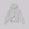 Grå melerad oversized Monster Hoodie
