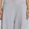 Grå melerade, baggy Monster Joggers
