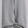 Grå melerade, baggy Monster Joggers
