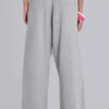 Grå melerade, baggy Monster Joggers