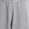 Grå melerade, baggy Monster Joggers