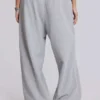 Grå melerade, baggy Monster Joggers