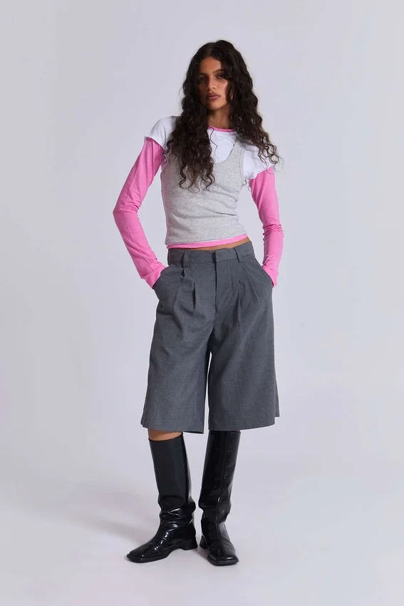 Grå skräddarsydda Goliath Shorts