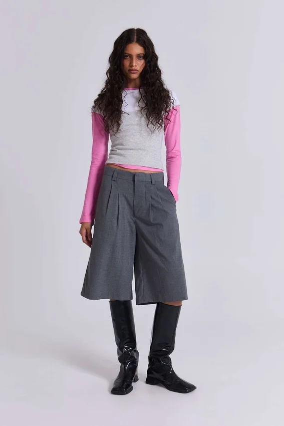Grå skräddarsydda Goliath Shorts