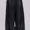Grå sportiga, baggy Monster Joggers