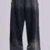 Grå sportiga, baggy Monster Joggers