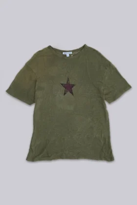 Green Star Sun Faded T-shirt