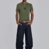 Green Star Sun Faded T-shirt