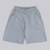 Gråmelerade joggingshorts i waffelväv med Monster-motiv
