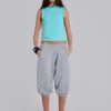 Gråmelerade, korta Monster Joggers