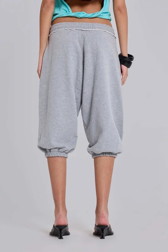 Gråmelerade, korta Monster Joggers