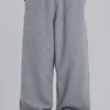 Gråmelerade Waffle Monster Joggers