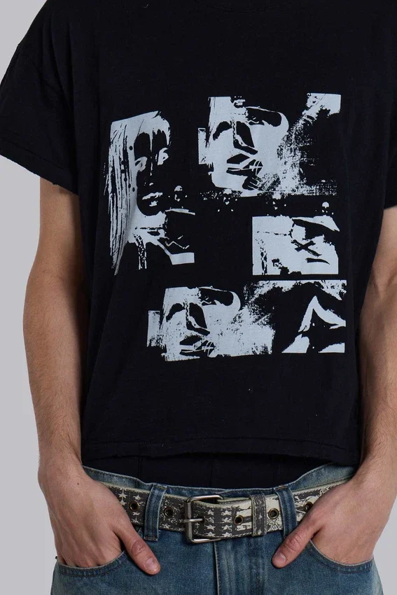 Gun Girl kort T-shirt