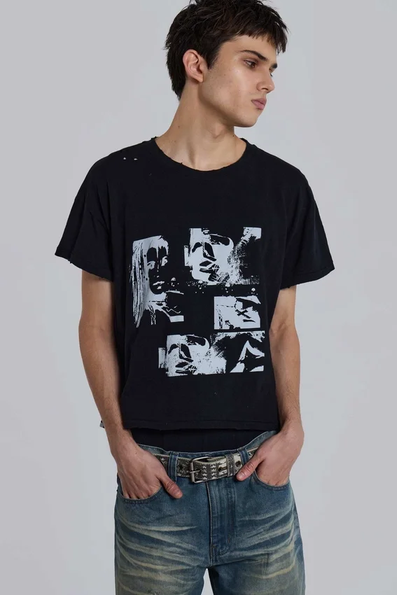 Gun Girl kort T-shirt