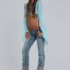 Lunet cape-top med nitar
