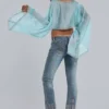 Lunet cape-top med nitar