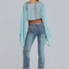Lunet cape-top med nitar