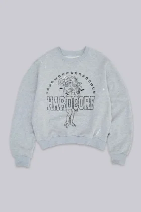 Hardcore-tröja med rund hals