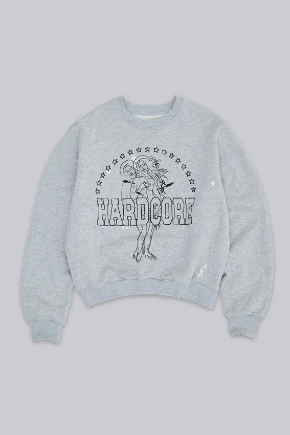 Hardcore-tröja med rund hals
