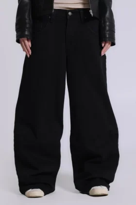 Hel svarta Colossus Jeans