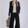 Hel svarta Colossus Jeans