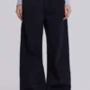 Hel svarta Colossus Jeans