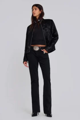 Hel svarta Thirteen-Jeans