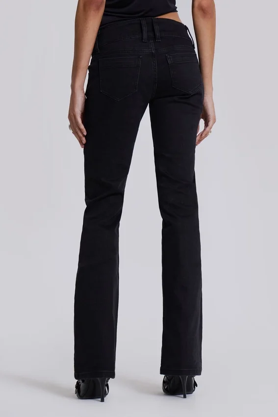 Hel svarta Thirteen-Jeans