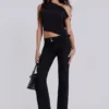 Hel svarta Thirteen-Jeans