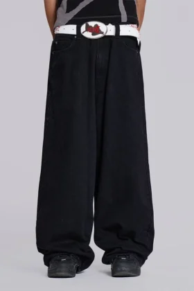 Helt svarta XL Colossus Jeans