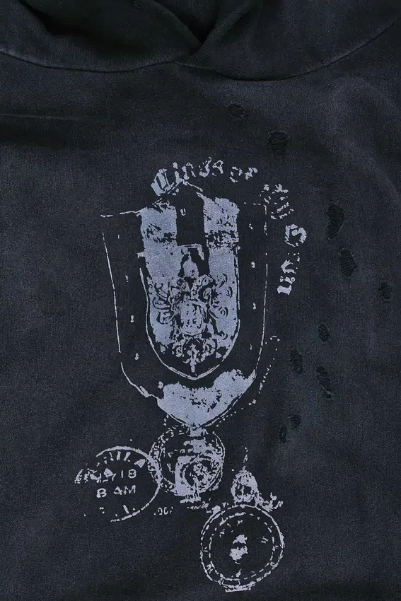 Huvtröja med emblem