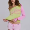Ismeria minishorts med dekorationer