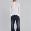 Indigo Creased Jude Bootcut Jeans