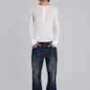 Indigo Creased Jude Bootcut Jeans