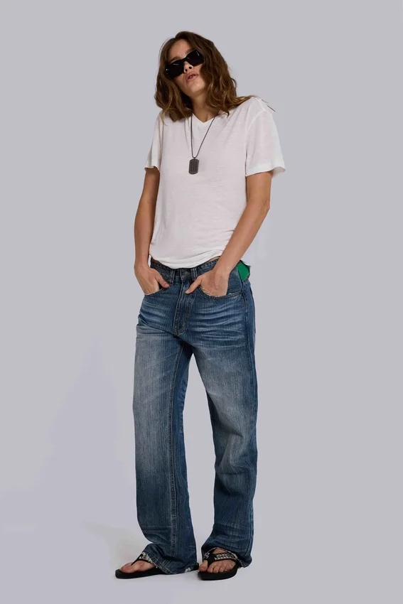 Italy Muse-jeans med raka ben