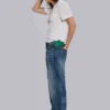 Italy Muse-jeans med raka ben