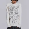 Kasper Digi Waffle Ecru T-shirt