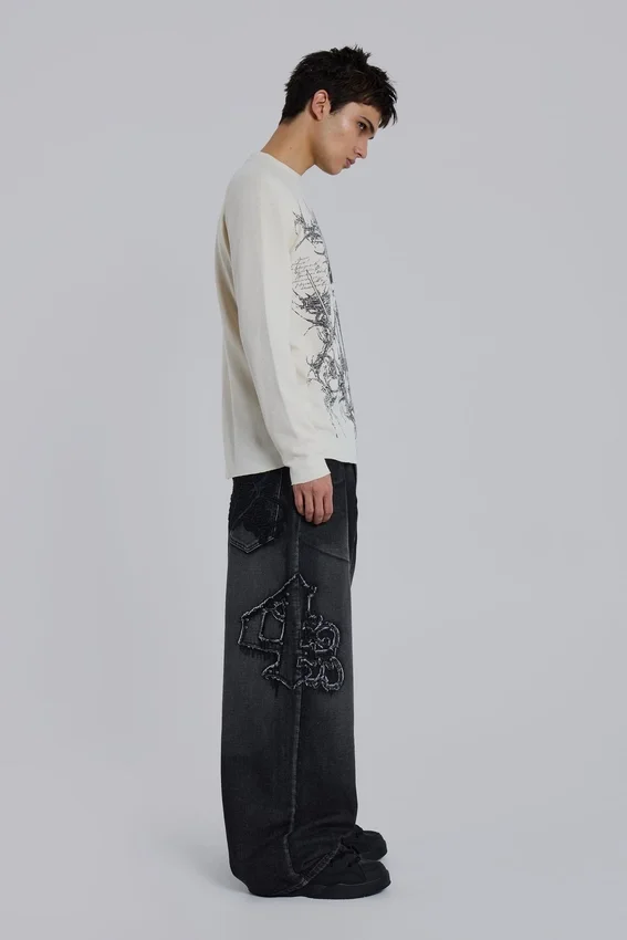Kasper Digi Waffle Ecru T-shirt