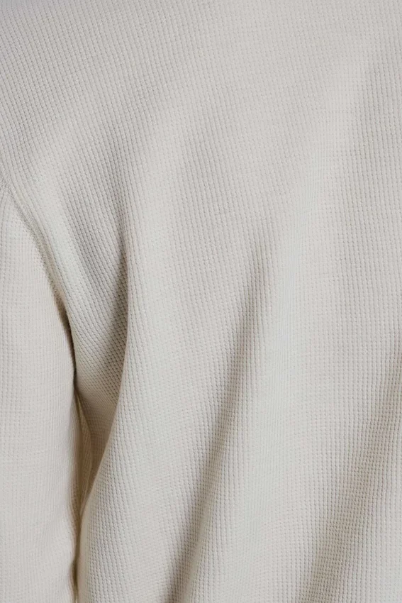 Kasper Digi Waffle Ecru T-shirt