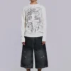 Kasper Digi Waffle Ecru T-shirt