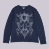 Kasper Digi Waffle marinblå T-shirt
