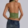 Kelsey lågmidjade, smala bootcut-Jeans i mörk tvätt