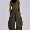 Khaki Parachute Cargo-byxor