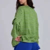 Klyne Stripe långärmad topp