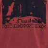 Kort T-shirt i röd nyans