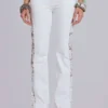 Lace Cooper-jeans med utsvängda ben
