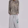 LDN Print Grey Marl Monster Joggers