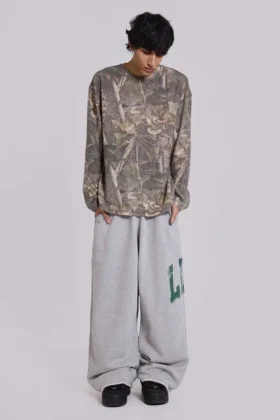 LDN Print Grey Marl Monster Joggers